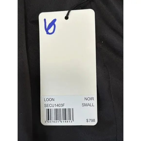 Zadig & Voltaire Loon Spi Biker Jacket Womens Small Black Lamb Leather‎ NWT - Picture 12 of 16